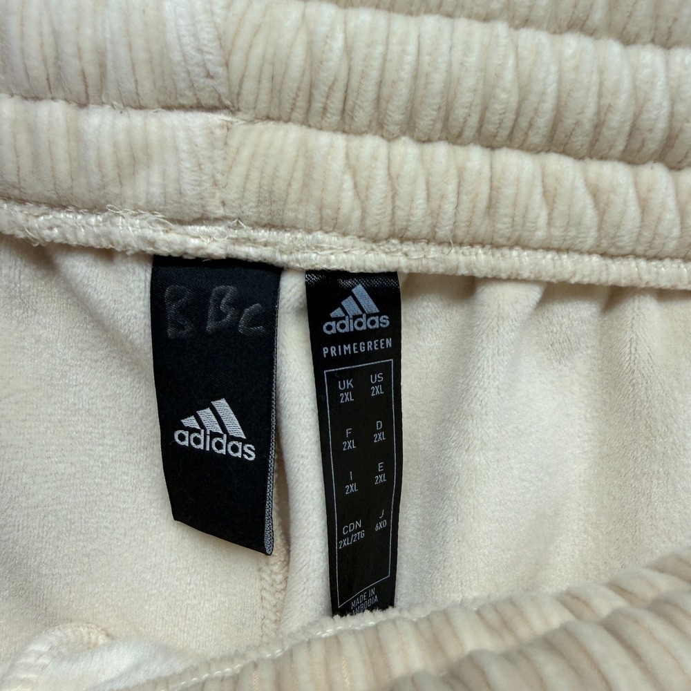 Adidas Primegreen Sweatpant Men's 2XL White Polyester Boston Collage Eagles - Picture 5 of 12